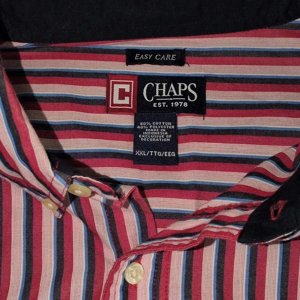 Chaps Long-sleeved Causal Dress Shirt XXL - Picture 3 of 5